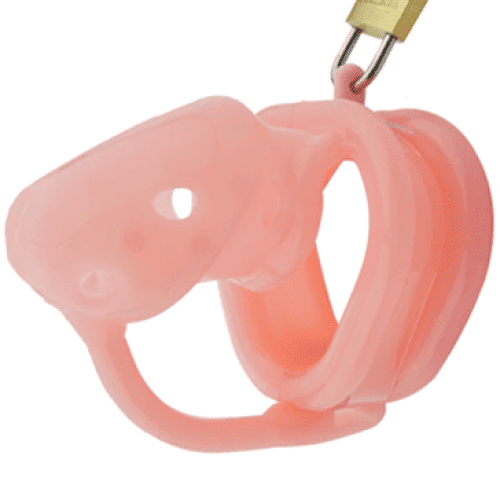 Gaiola De Castidade Peniana Resina Master 20 Rosa