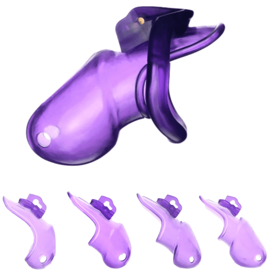 Gaiola De Castidade Peniana Resina V3 Roxo