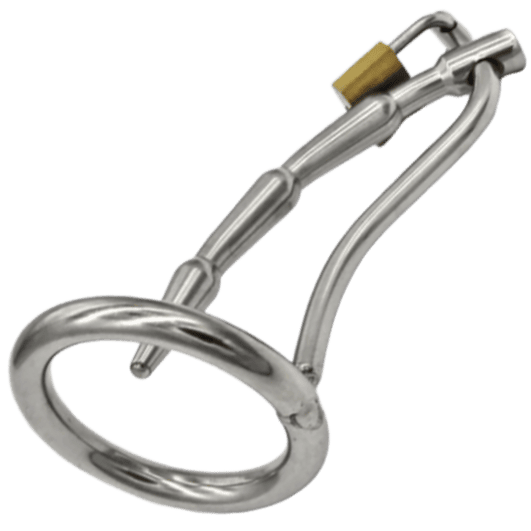 Gaiola De Castidade Peniana Uretra - Metal - Tubo Do Inferno