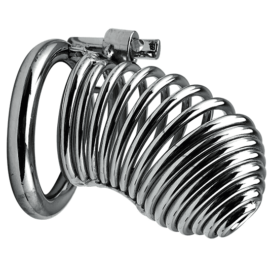 Gaiola De Castidade Peniana Homem - Metal - Mola