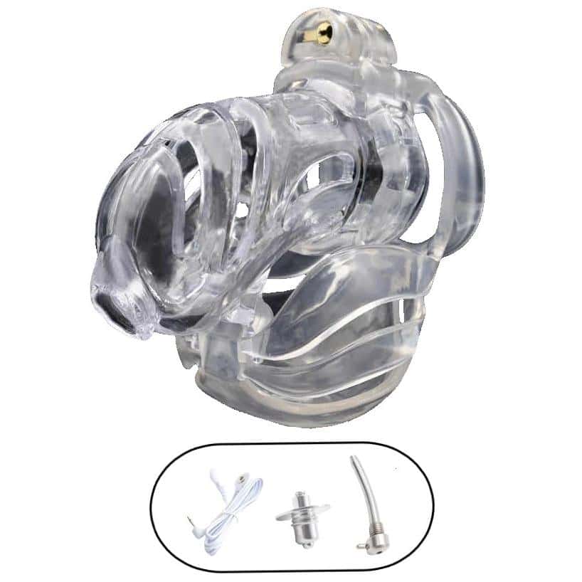 Gaiola De Castidade Peniana Resina Gbx Transparente