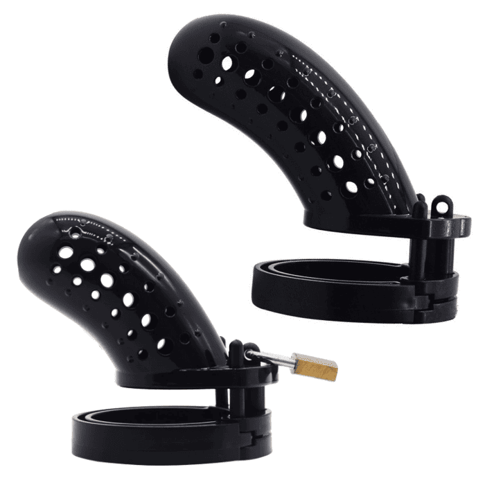 Gaiola De Castidade Plástico Peniana Fx 10 Preto