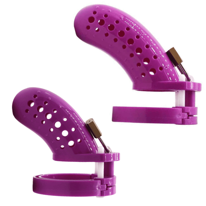 Gaiola De Castidade Plástico Peniana Fx 10 Violeta