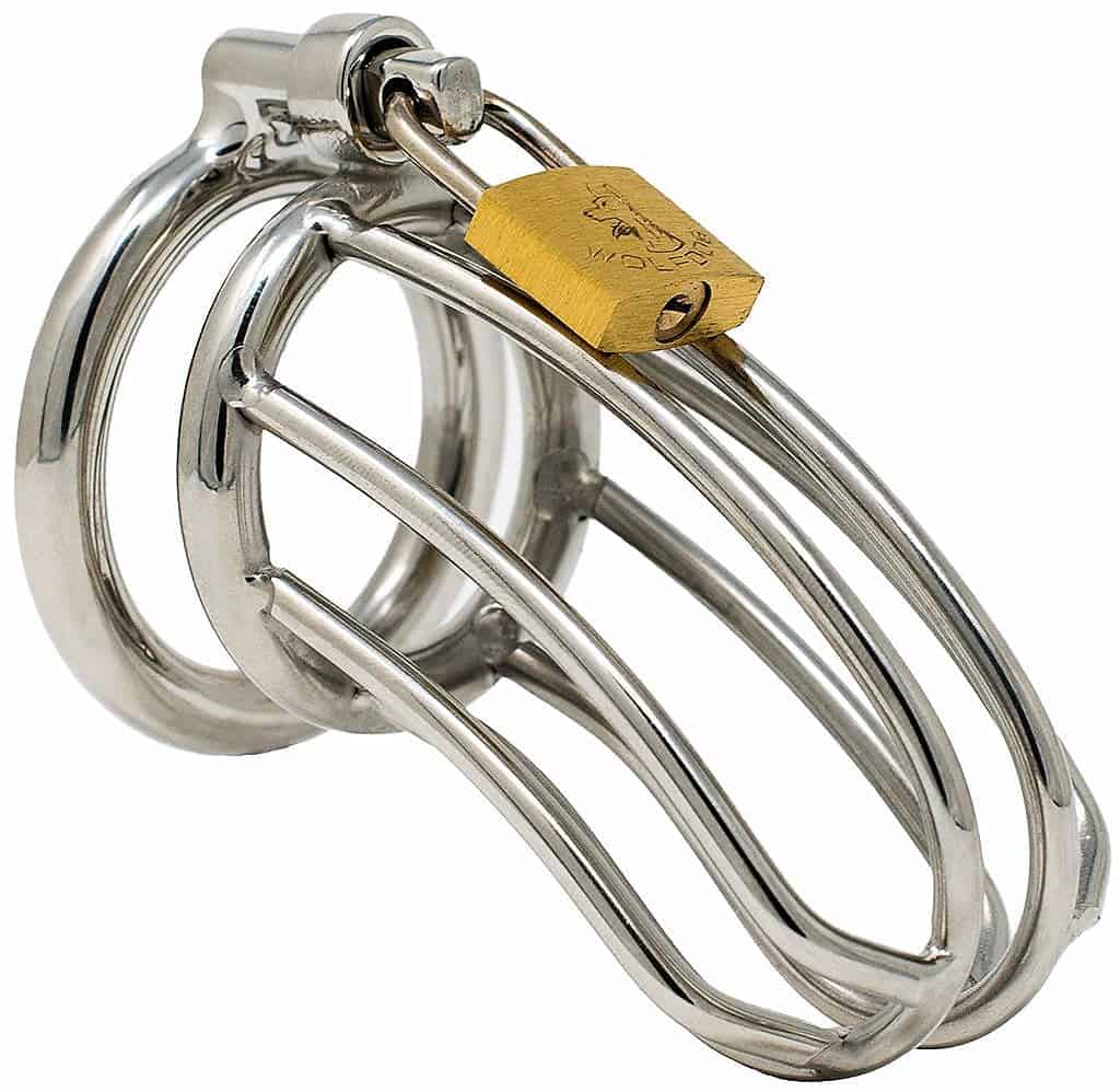 Gaiola De Castidade Peniana Metal A Boca