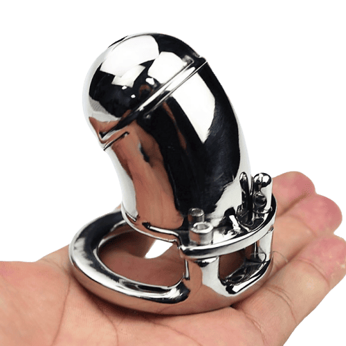 Gaiola De Castidade Peniana Homem - Metal - Sarcófago S