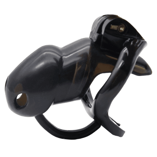 Gaiola De Castidade Peniana Gb 7000 Preto Em Resina