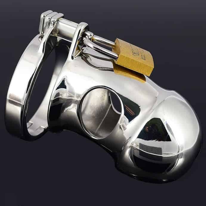 Gaiola De Castidade Peniana Metal - Homens - O Buraco