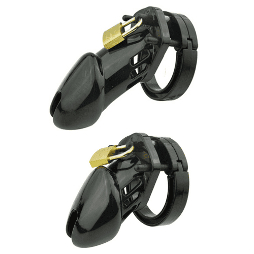 Gaiola De Castidade Plástico Peniana Gb 6000 Preto