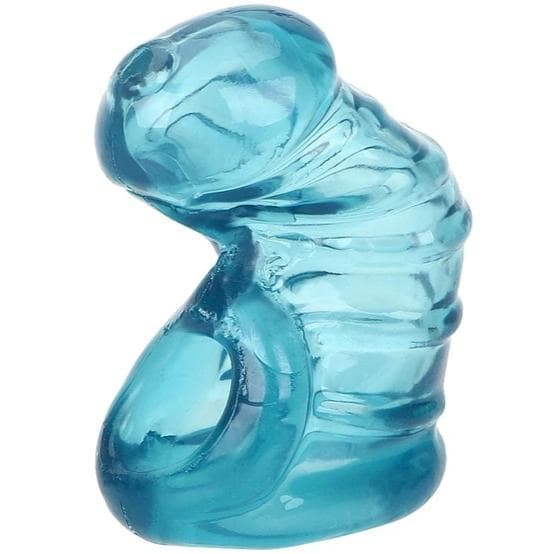 Gaiola De Castidade Peniana Silicone A Camisinha Azul