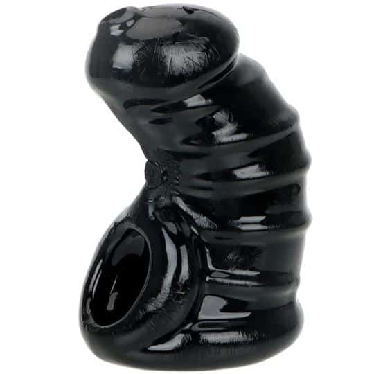 Gaiola De Castidade Peniana Silicone A Camisinha Preta