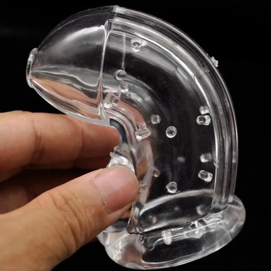 Gaiola De Castidade Peniana Silicone Delícia Palitos